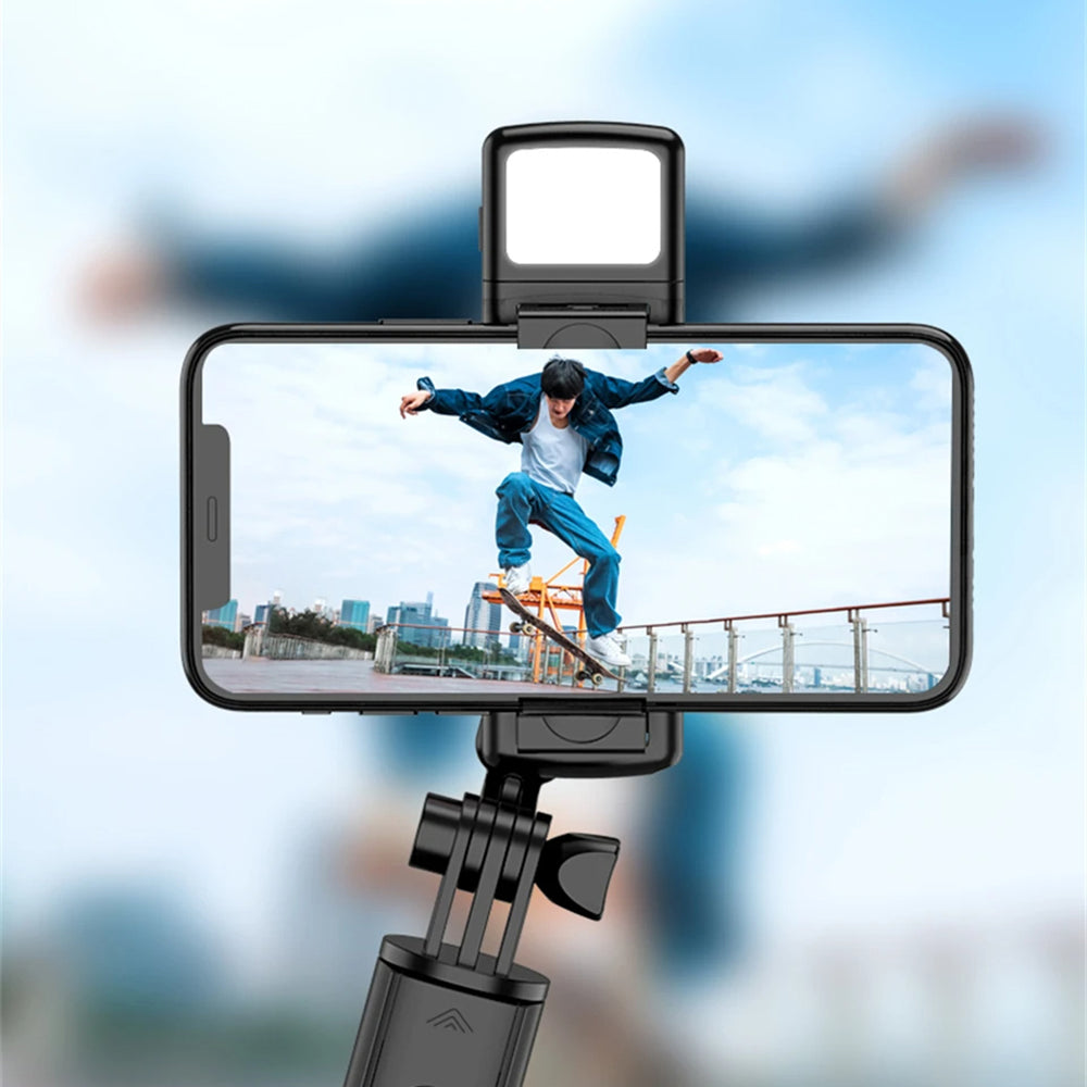 Selfie Stick Bluetooth Techsuit S03-S, Uniwersalny, Czarny
