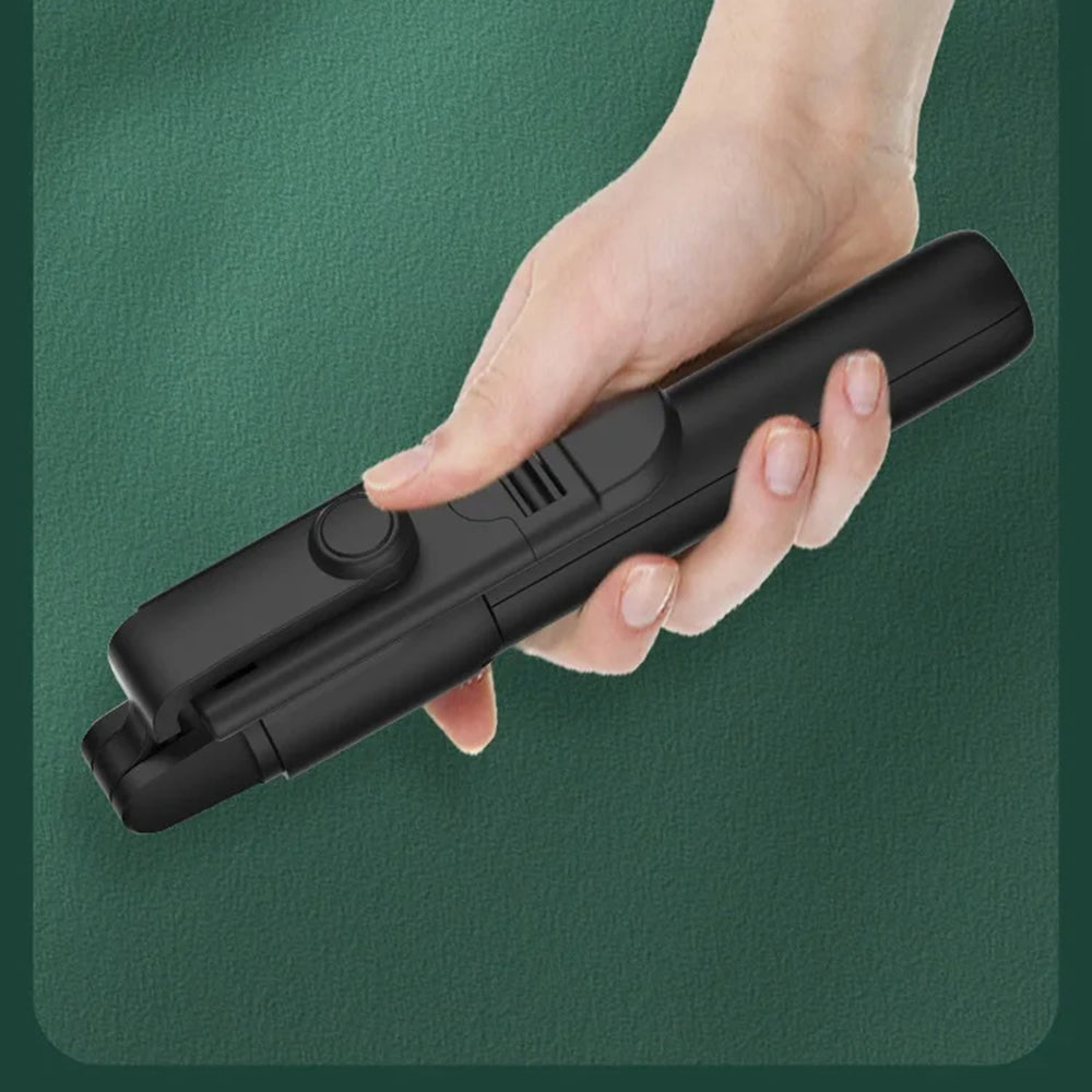 Selfie Stick Bluetooth Techsuit S05-S, Uniwersalny, Czarny