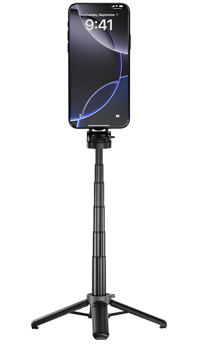 Selfie Stick Bluetooth XO Design SS25 Pro, Uniwersalny, Czarny