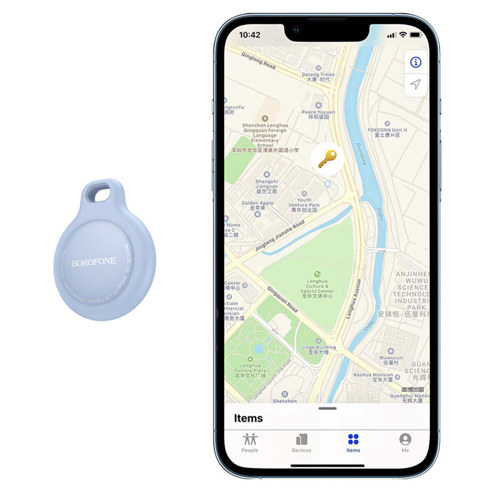 SmartTag Borofone BC101 Exquisite dla serii iOS, Czarny
