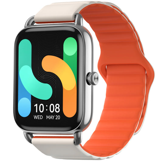 Smartwatch Haylou RS4 Plus LS11, pasek magnetyczny, srebrny
