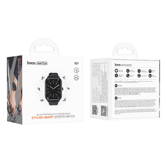 HOCO Y27 Call Smartwatch, Black