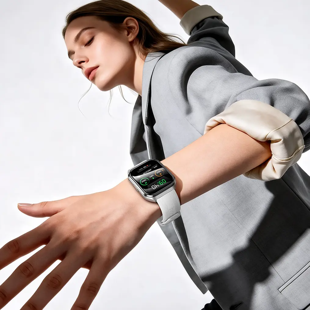 Smartwatch HOCO Y44 Call, Srebrny
