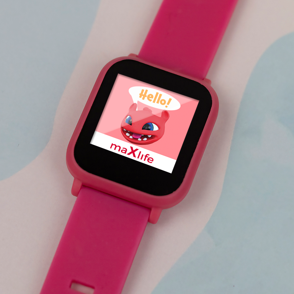 Smartwatch MaXlife Kids MXSW-200, Różowy