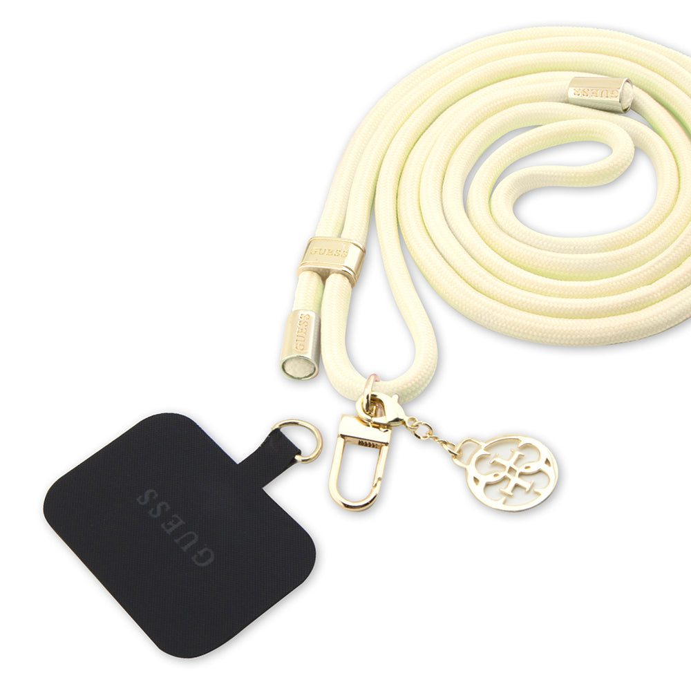 Sznurek Telefon Guess Crossbody, Uniwersalny, Beżowy
