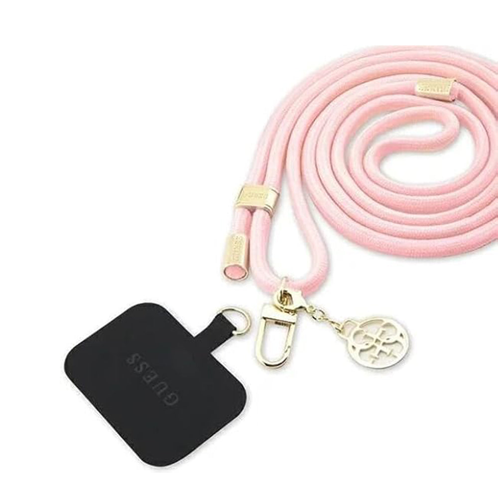 Sznurek do Telefonu Guess CBDY 4G Charm, Różowy
