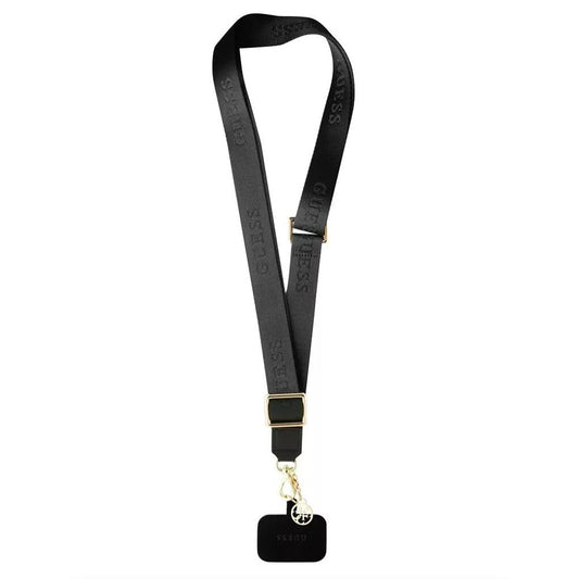 Sznurek do Telefonu Guess Link Snap, Czarny