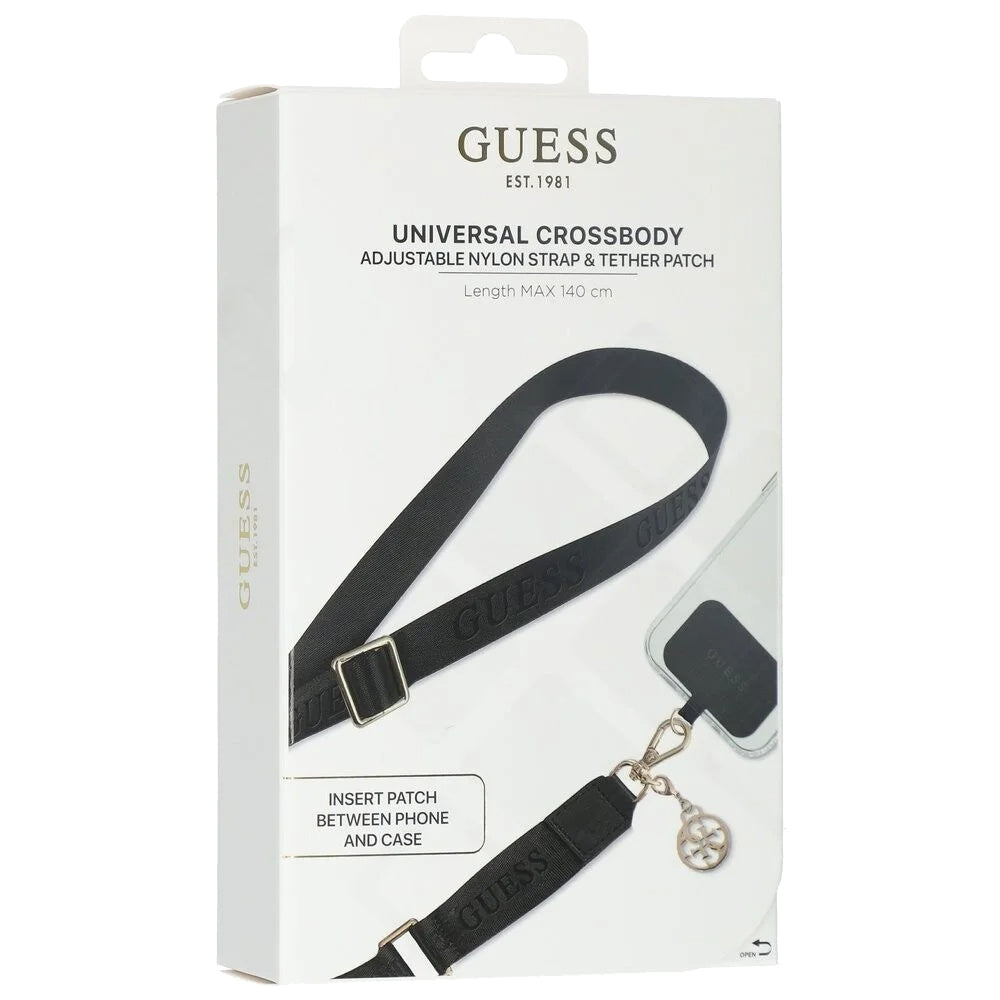 Sznurek do Telefonu Guess Link Snap, Czarny