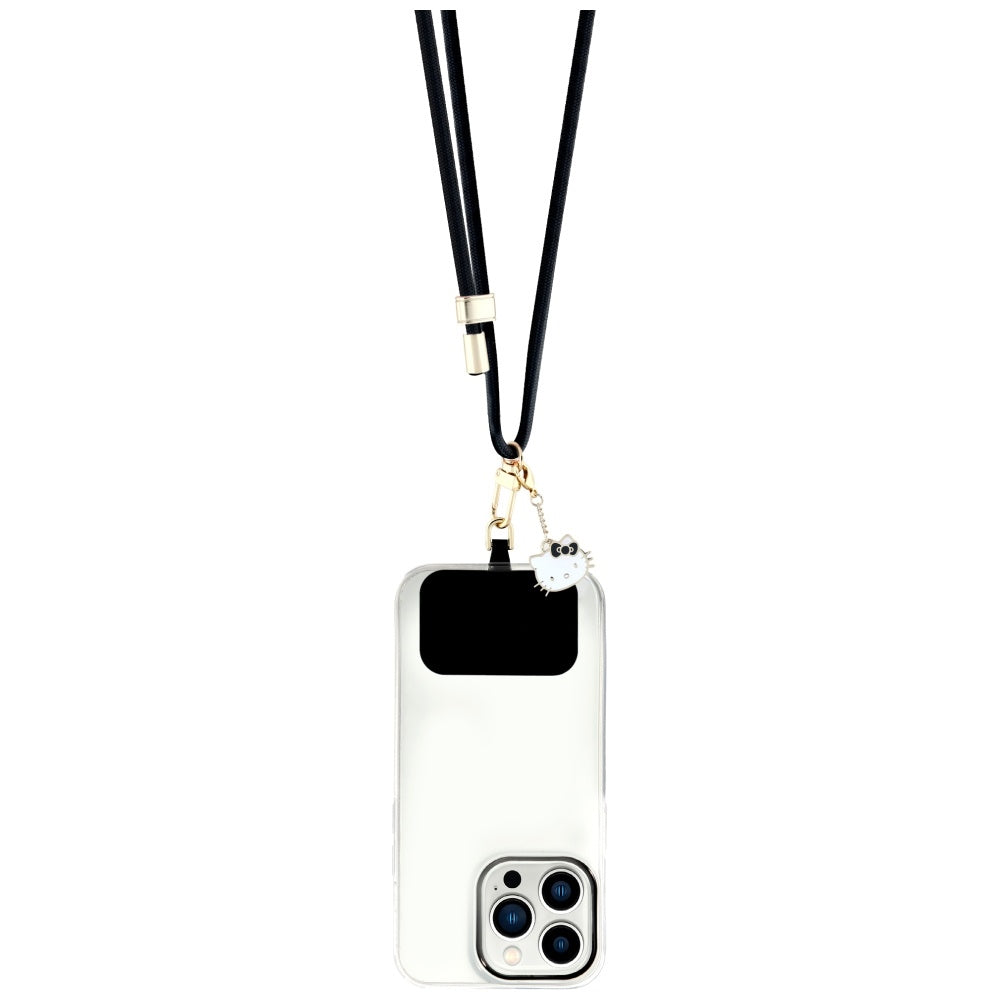 Sznur na telefon Hello Kitty Crossbody, czarny