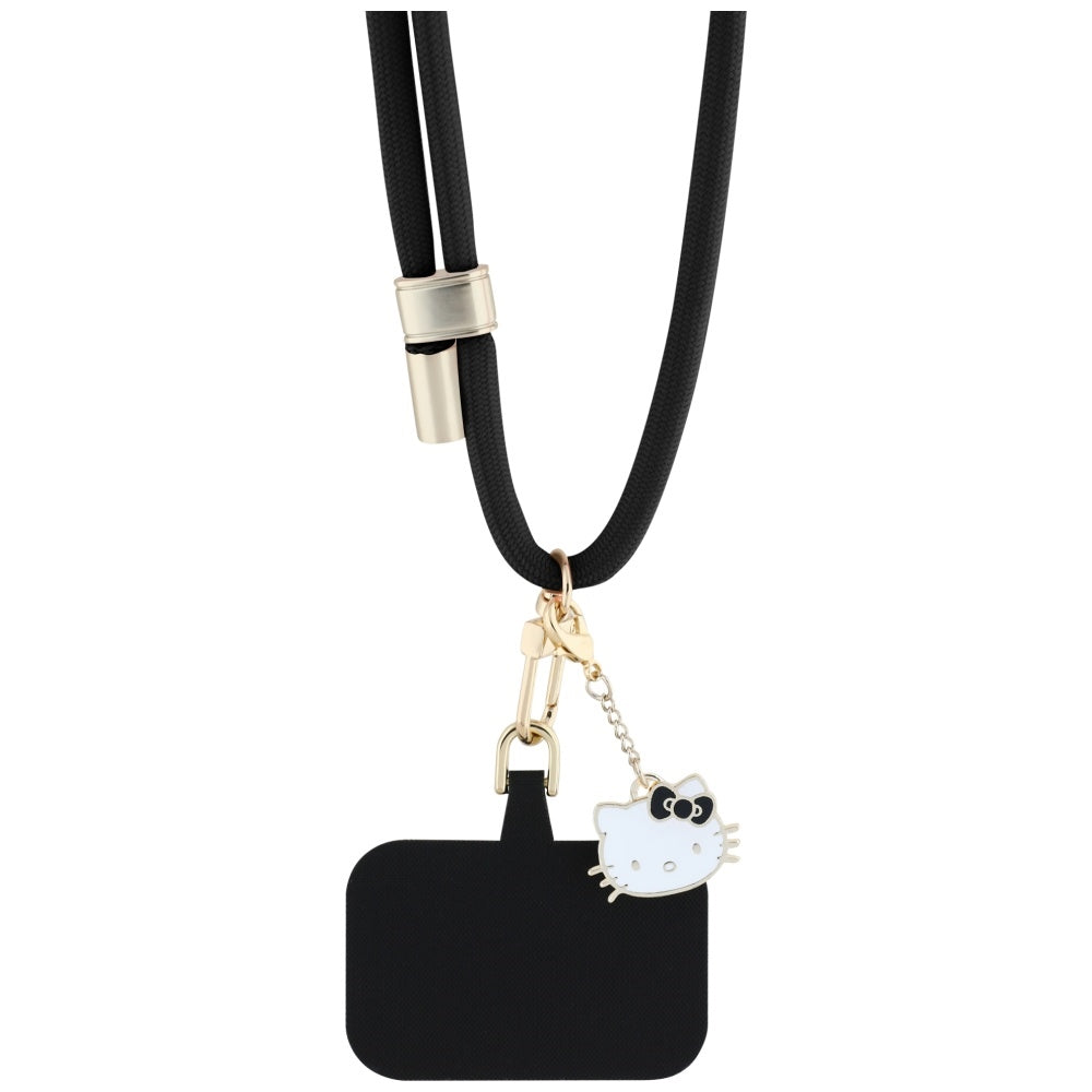 Sznur na telefon Hello Kitty Crossbody, czarny
