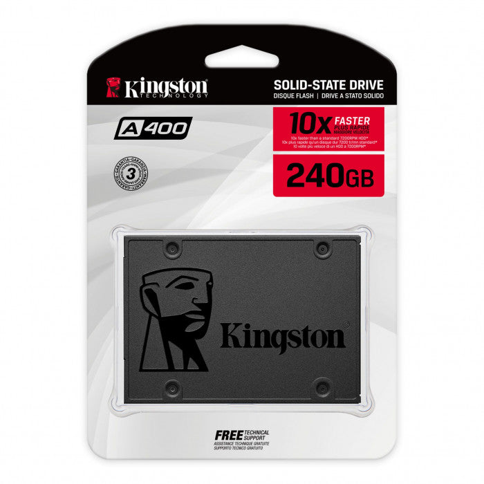 Solid State Drive (SSD) Kingston A400, 240GB, 2.5 cala, SATA III SA400S37/240G