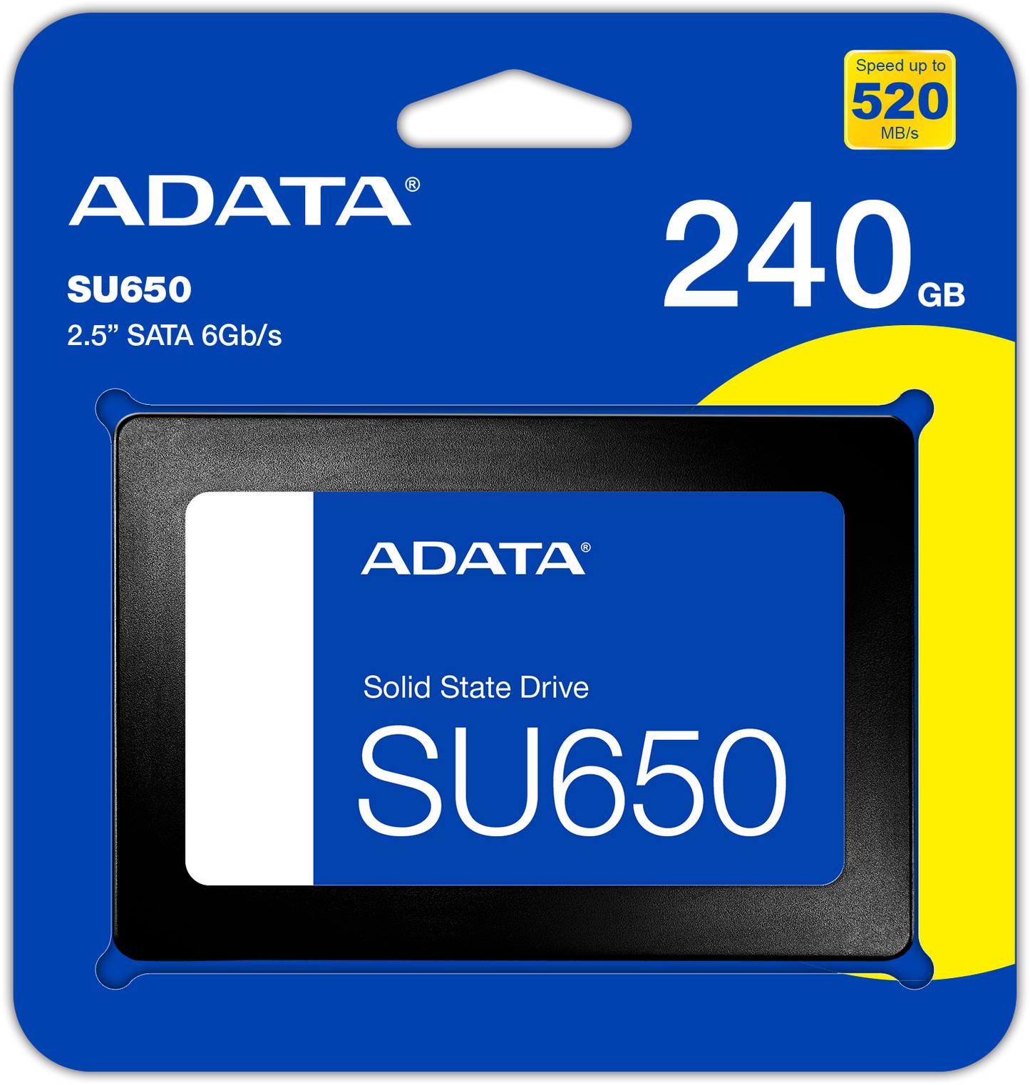 Solid State Drive (SSD) Adata SU650, 240GB, 2.5 cala, SATA III ASU650SS-240GT-R