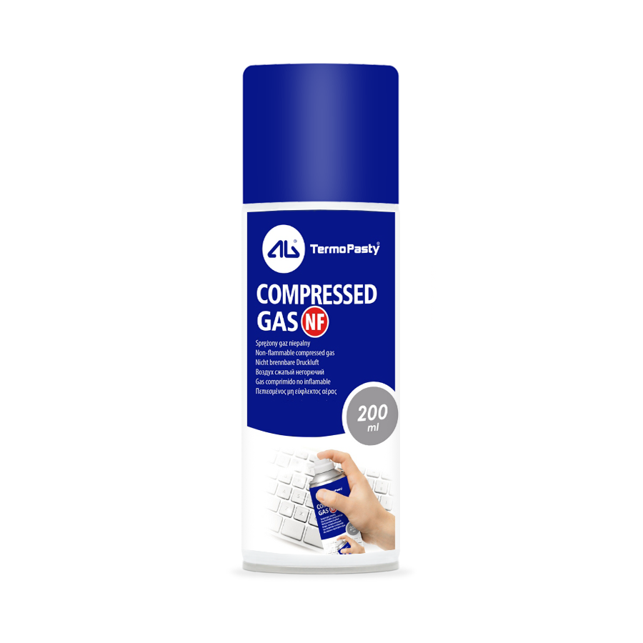 Spray z sprężonym powietrzem AG Termopasty NF (niepalny), 200ml ART.AGT-255