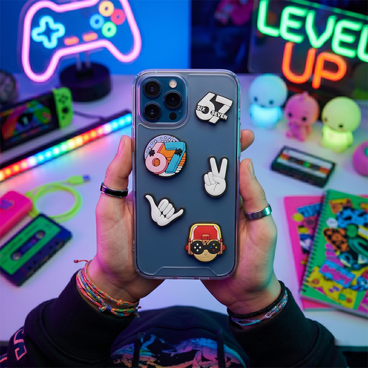Naklejka 3D OEM 67 na etui na telefon / tabletę, zestaw 5 sztuk, wielokolorowa