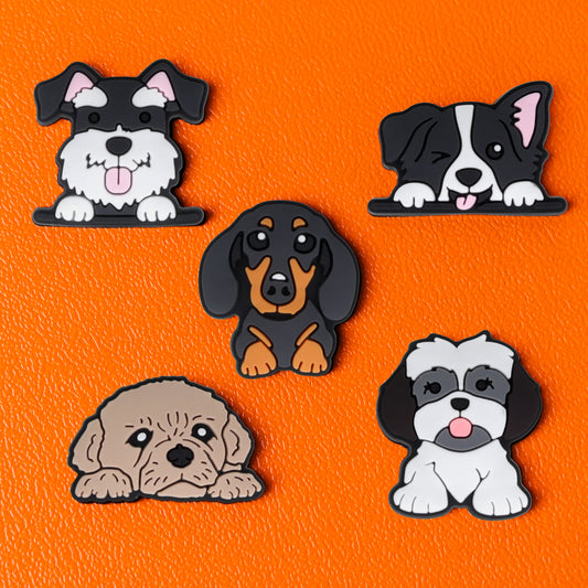 Naklejka 3D OEM Dog na etui na telefon / tablet, zestaw 5 sztuk, wielokolorowa