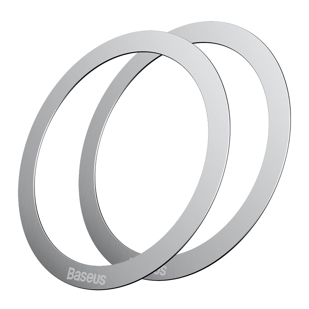 Naklejka Metaliczna Baseus Halo, Zestaw 2 sztuki, Srebrna PCCH000012