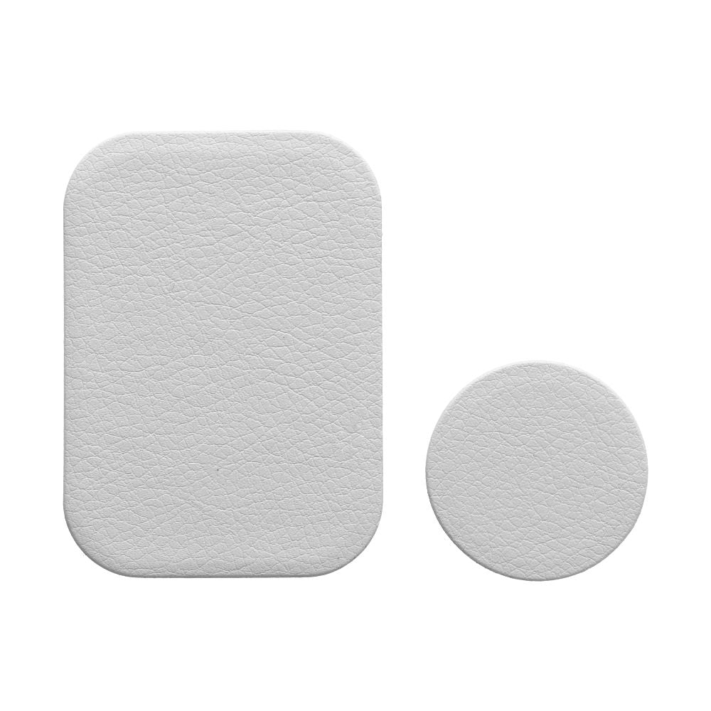 Naklejka Metaliczna OEM Leather 2w1, Srebrna