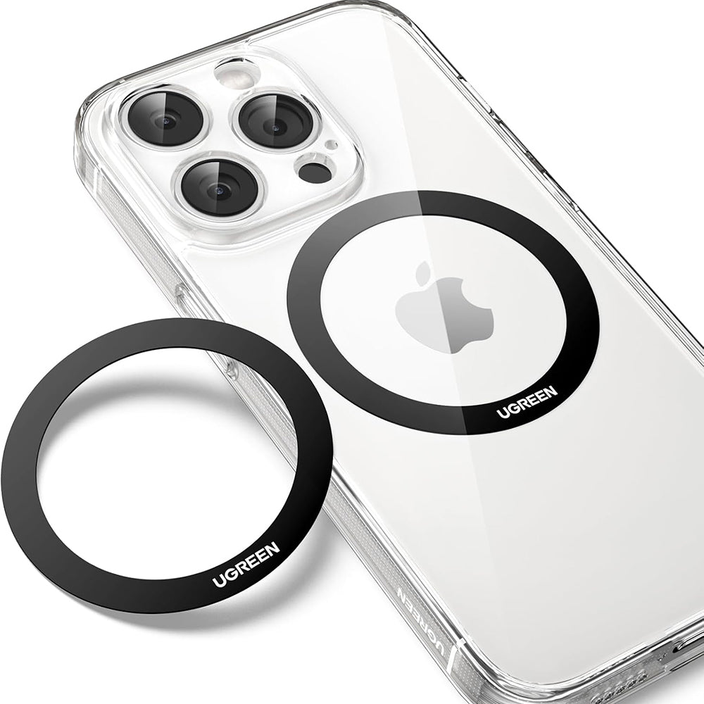 Naklejka Metalowa UGREEN LP428 (25766), Zestaw 2 sztuki, Czarny.