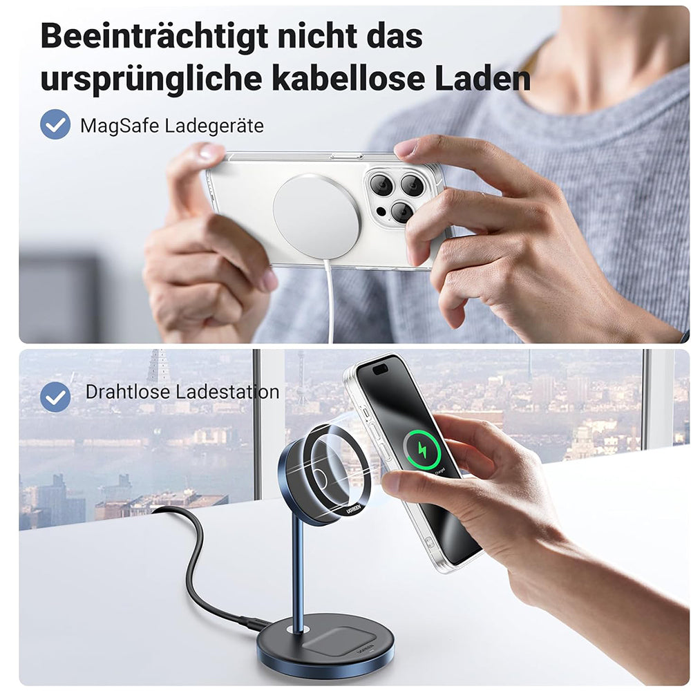 Naklejka Metalowa UGREEN LP428 (25766), Zestaw 2 sztuki, Czarny.