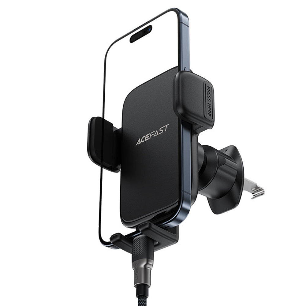 Acefast D27 Car Holder, 4.5inch - 6.7inch, Black