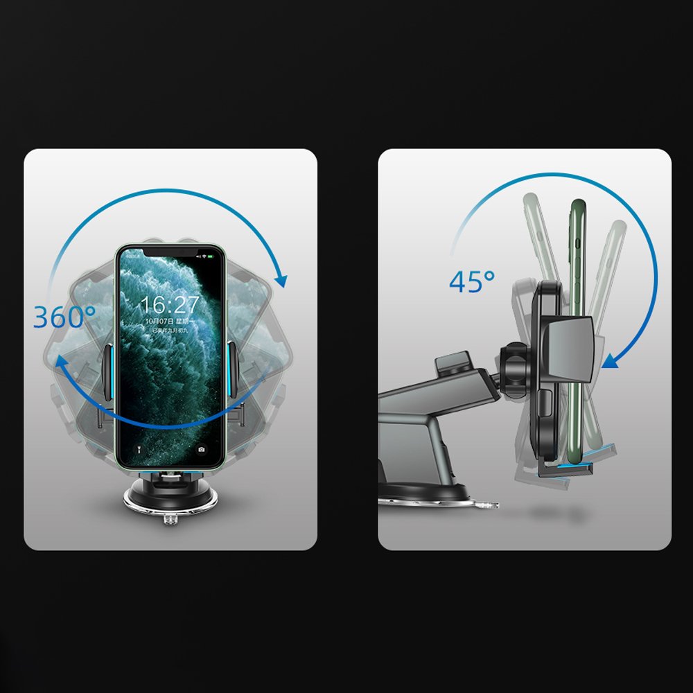 Uchwyt samochodowy Joyroom JR-OK3, 4 cale - 6,7 cala, Czarny