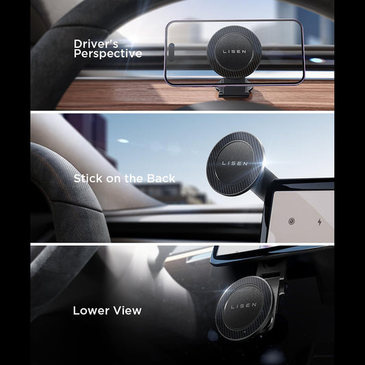 Uchwyt Samochodowy Magnetyczny Lisen, Uniwersalny, Czarny YL0223050002