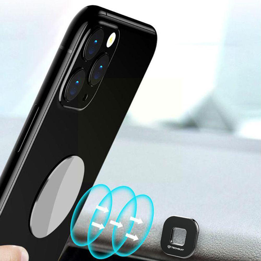 Uchwyt Samochodowy Magnetyczny Techsuit HOLD210, Uniwersalny, Czarny