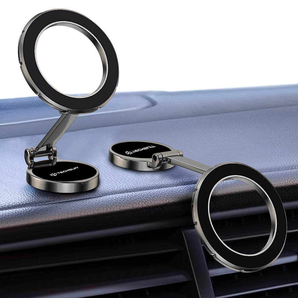 Uchwyt Samochodowy Magnetyczny Techsuit S13, Uniwersalny, Szary