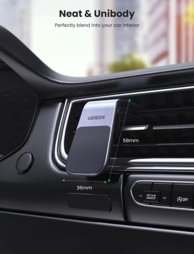 Magnetyczny Uchwyt Samochodowy UGREEN Waterfall, Uniwersalny, Czarny