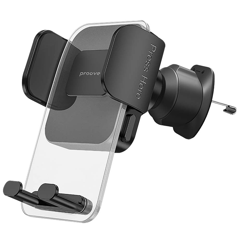 Uchwyt samochodowy Proove Crystal Clamp Plus Vent, 4.7 cala - 6.9 cala, Czarny CHCCP0000001