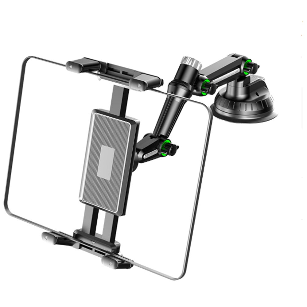 Uchwyt samochodowy Techsuit ST1 na telefon / tabletę, 4.7 cala - 12.9 cala, czarny