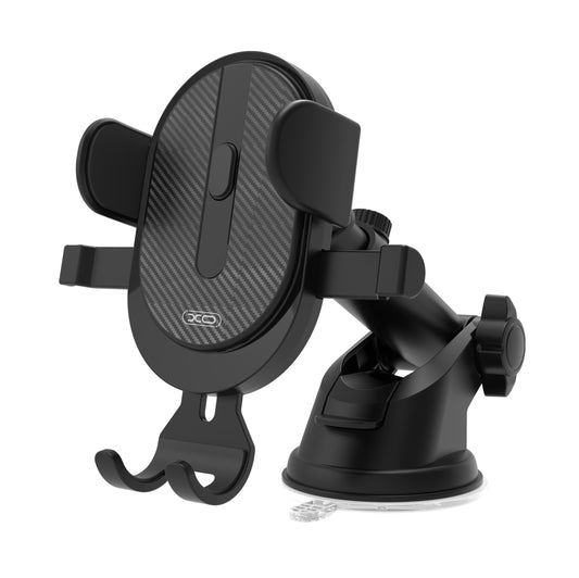 Uchwyt samochodowy XO Design C60 2w1, 4 cale - 6 cali, Czarny