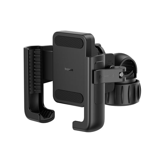 Uchwyt na rower Baseus GoTrip, 5.7 cala - 7.2 cala, Czarny C40572301111-00