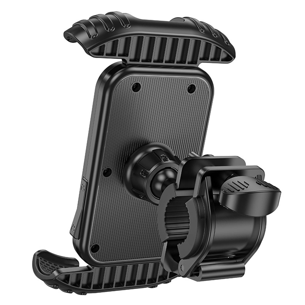 Uchwyt Rowerowy Motocyklowy Borofone BH105 Basalt, 4.7 cala - 7 cali, Czarny