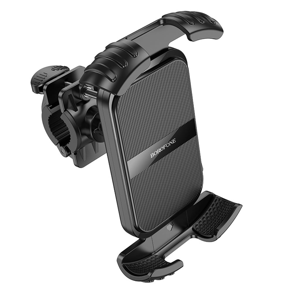 Uchwyt Rowerowy Motocyklowy Borofone BH105 Basalt, 4.7 cala - 7 cali, Czarny