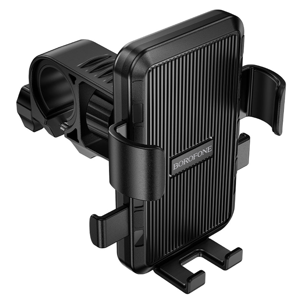Uchwyt Rowerowy Motocyklowy Borofone BH13 Knight, 4.5 cala - 7 cali, Czarny