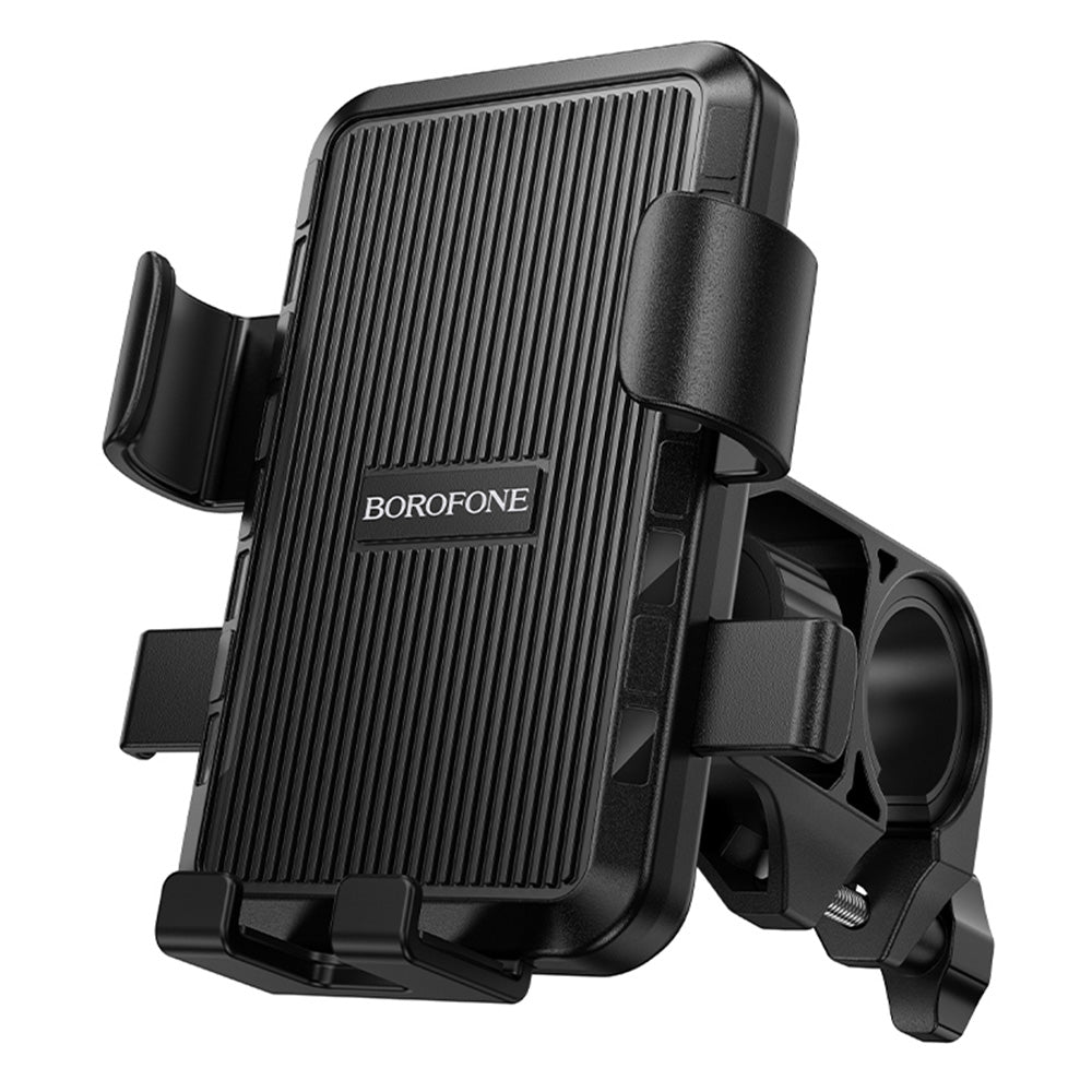 Uchwyt Rowerowy Motocyklowy Borofone BH13 Knight, 4.5 cala - 7 cali, Czarny