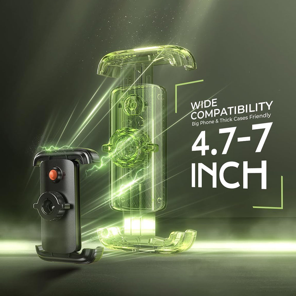 Uchwyt rowerowy Lisen, 4.5 cala - 7 cali, Czarny YL0423080007