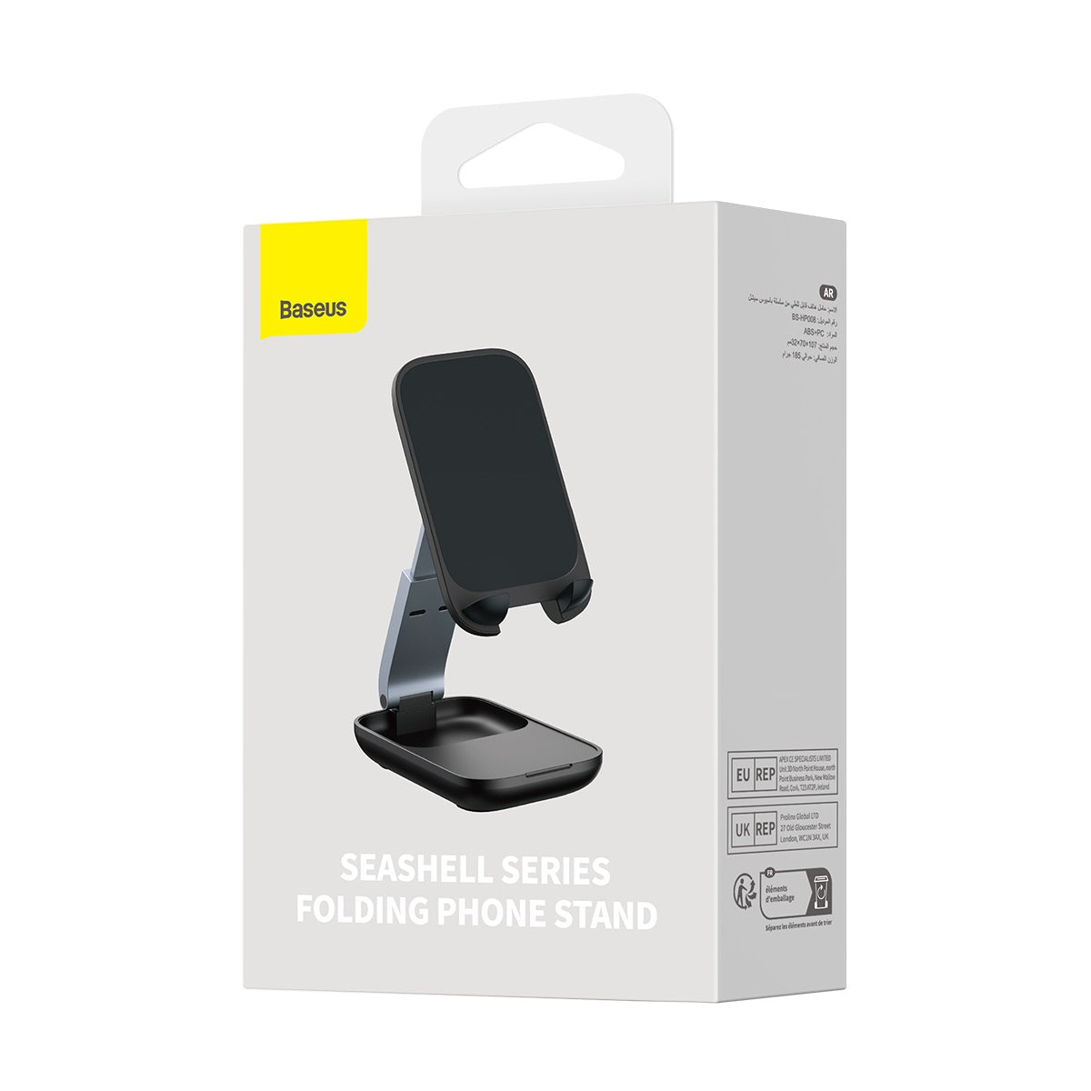 Podstawka na biurko Baseus Seashell, Uniwersalna, Czarna B10551500111-00