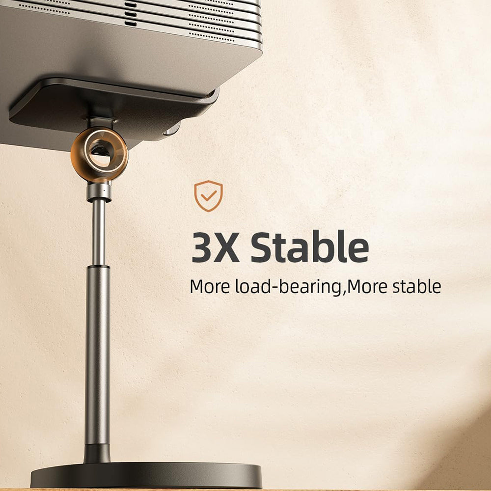 Stojak biurkowy Lisen Mechanical na telefon / tabletę, 4 cale - 10 cali, Czarny YL0421030004