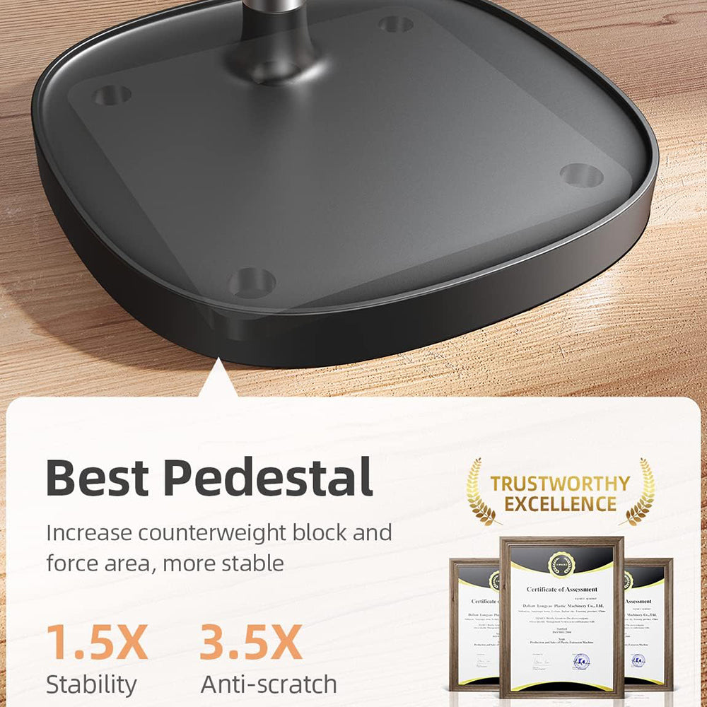 Stojak biurkowy Lisen Mechanical na telefon / tabletę, 4 cale - 10 cali, Czarny YL0421030004