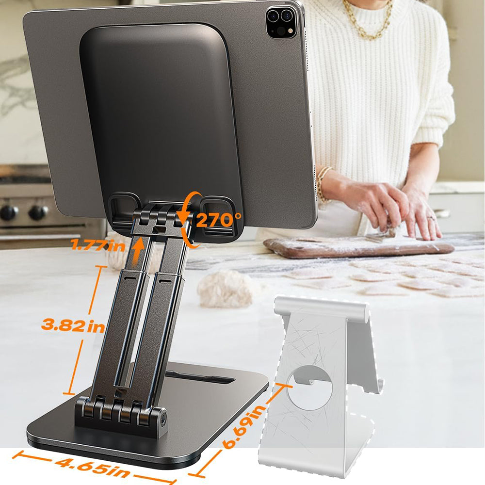 Stojak biurkowy Lisen na telefon / tabletę, 4 cale - 15,9 cala, Czarny YL0424080007