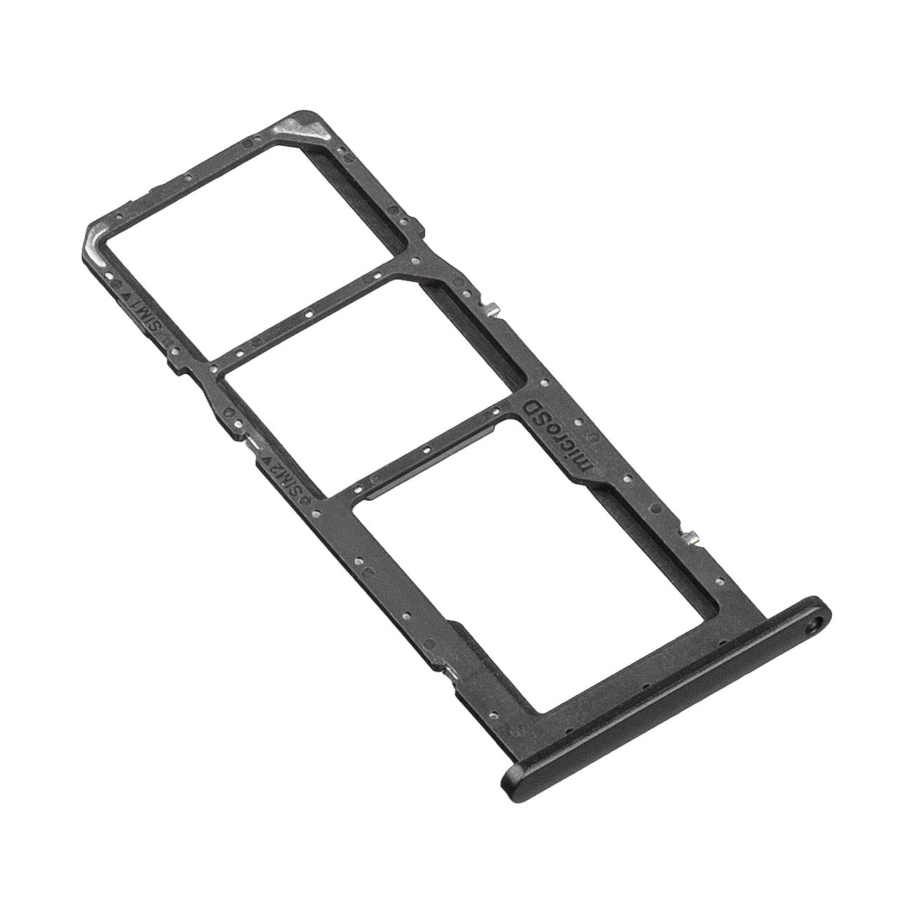 Uchwyt na kartę SIM - Samsung Galaxy A03s A037, Dual SIM, Czarny