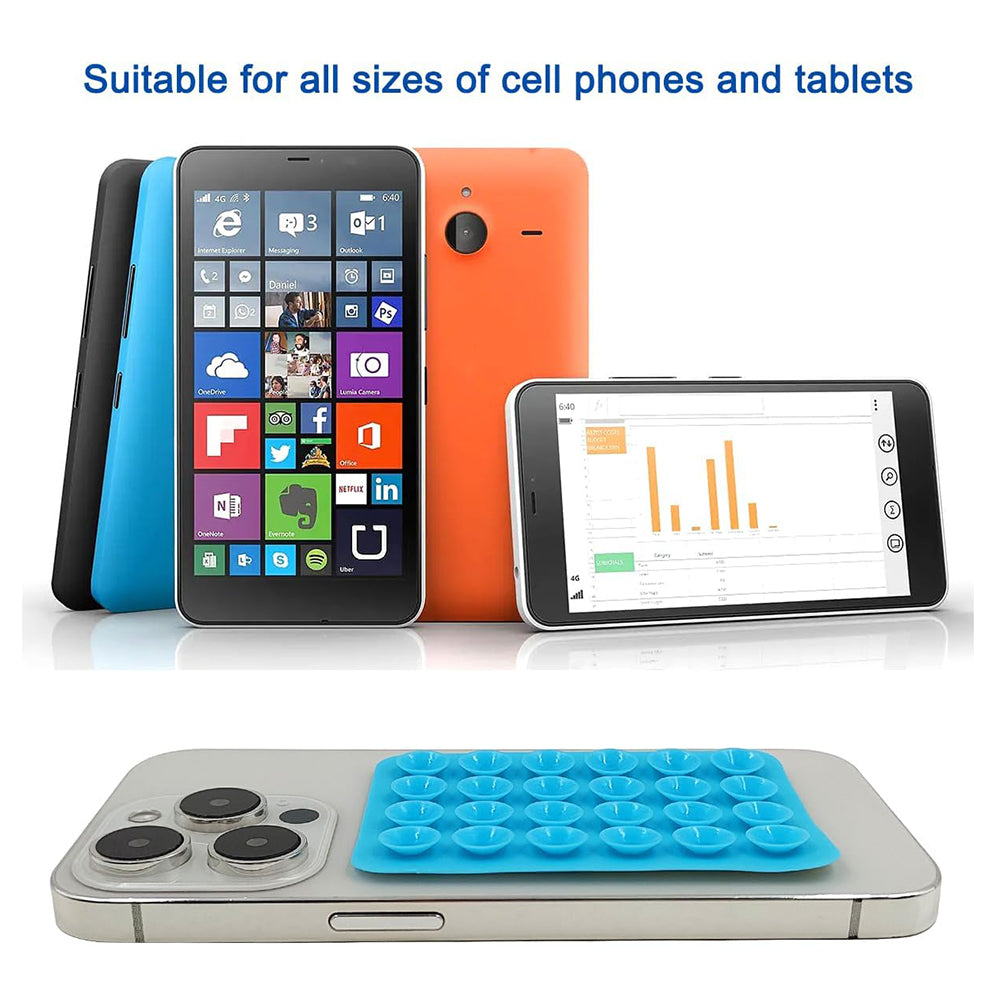 Uchwyt z Przyssawkami Techsuit SB-PAD, Czarny