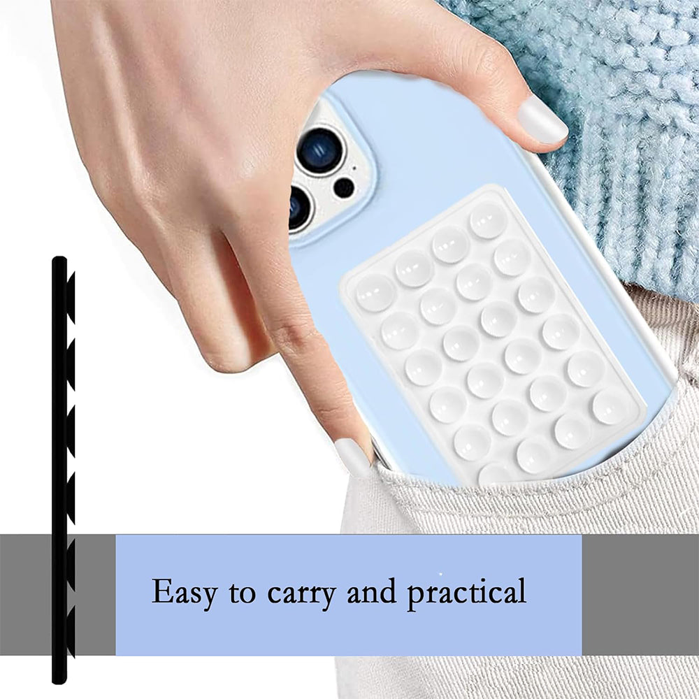 Uchwyt z Przyssawkami Techsuit SB-PAD, Czarny