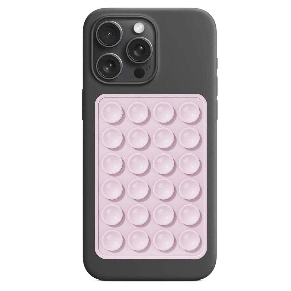 Uchwyt z Przyssawkami Techsuit SL-PAD, Pastelowy Róż