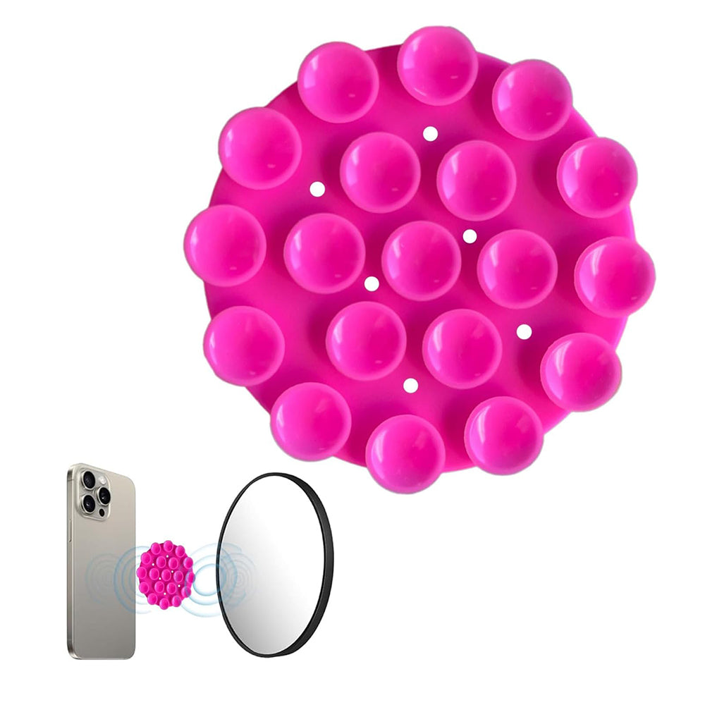 Uchwyt z Przyssawkami Techsuit SP-CUP, Różowy