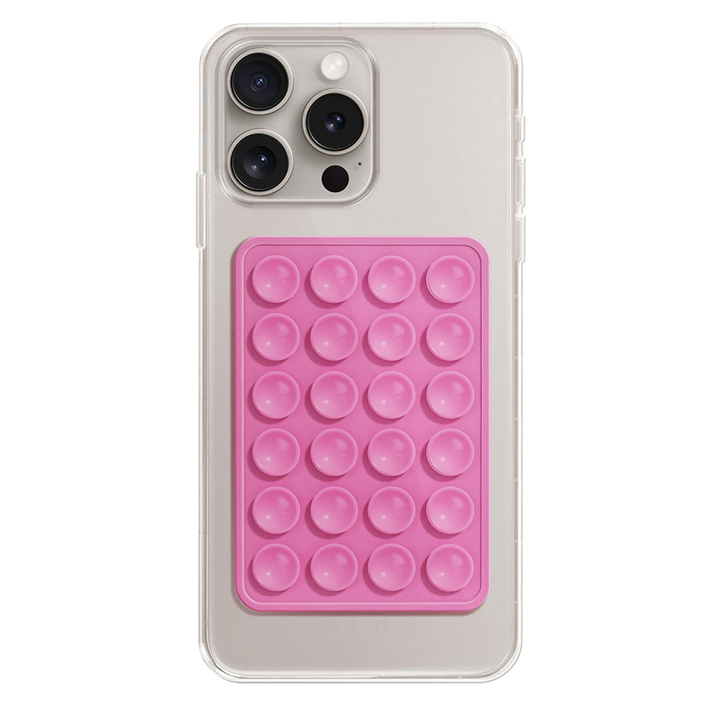 Uchwyt z Przyssawkami Techsuit SPP-PAD, Różowy
