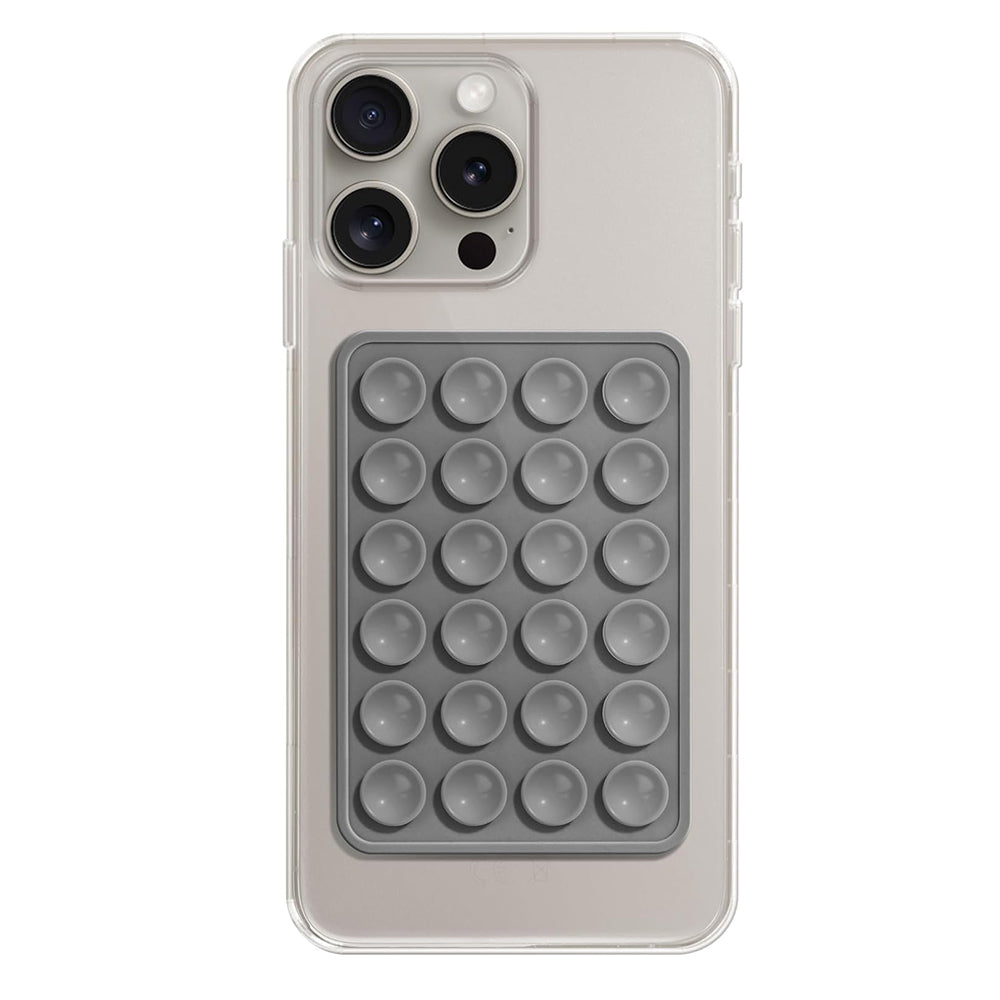 Uchwyt z Przyssawkami Techsuit ST-PAD, Szary