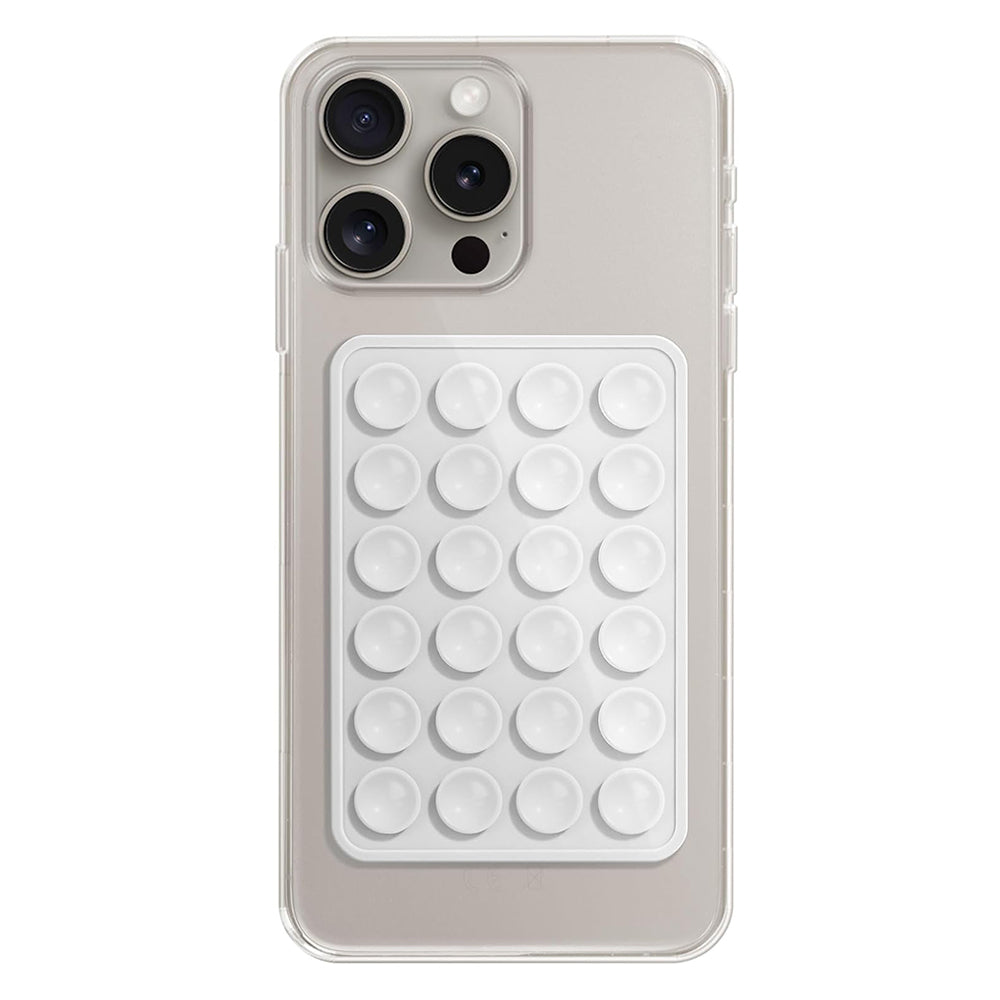 Uchwyt z Przyssawkami Techsuit SW-PAD, Biały